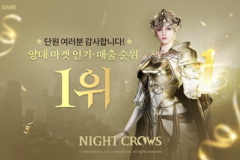 娱美德虚幻5大作《夜鸦》，双双登顶韩国两大畅销榜